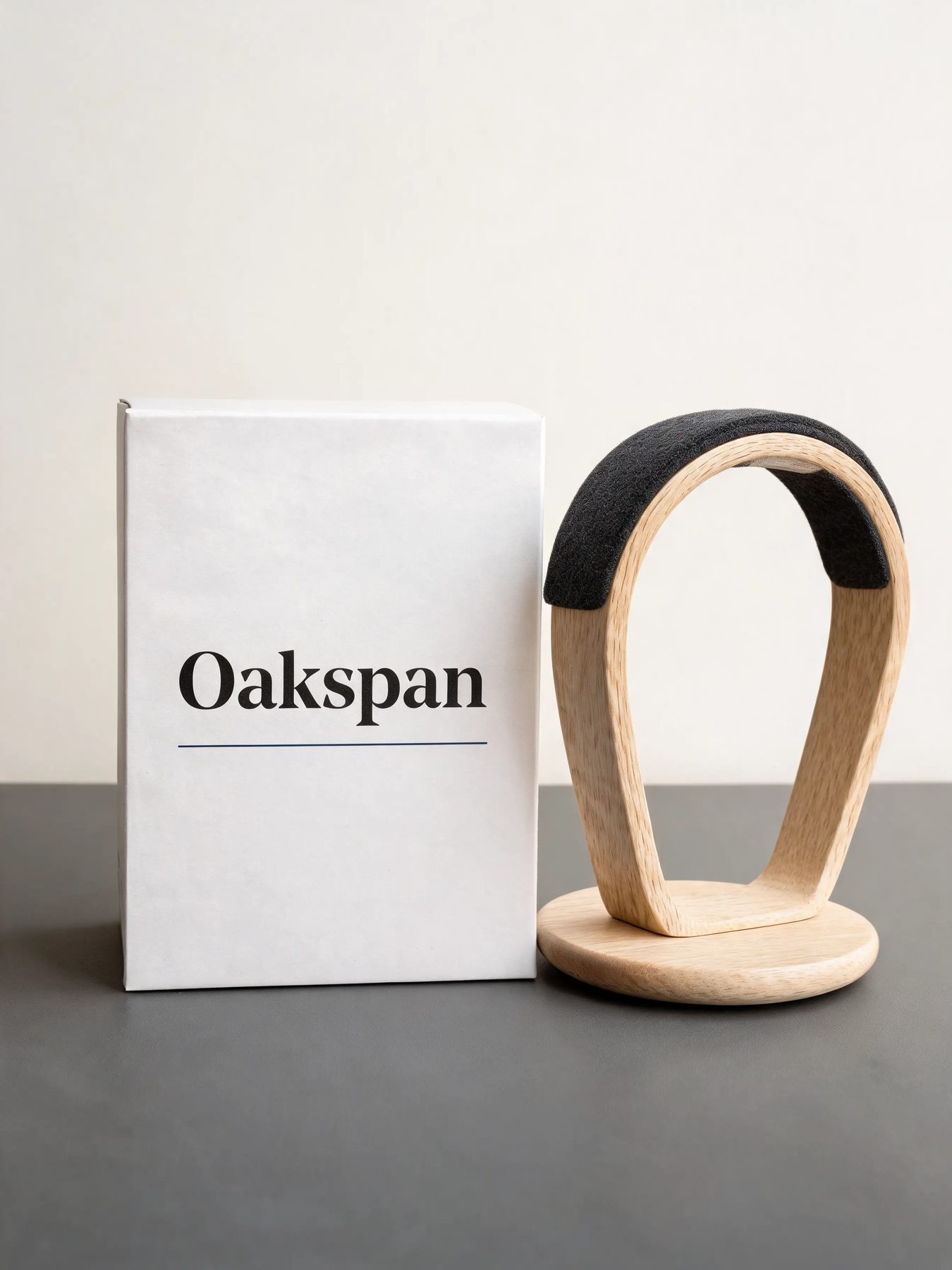 Oak Headphone Stand